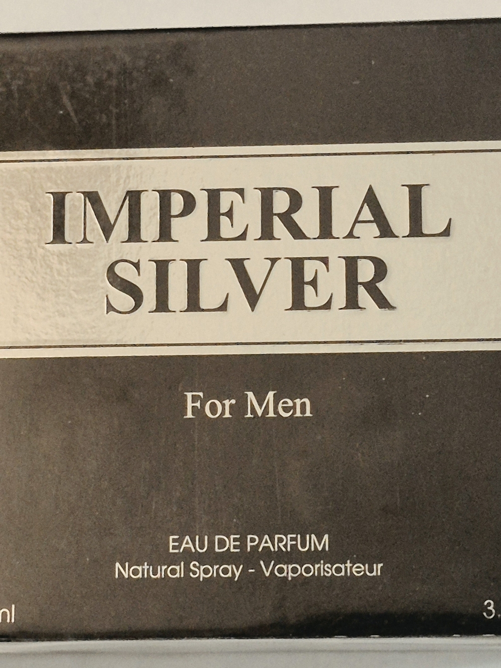 Eau de Parfum for Men - Silver/Black